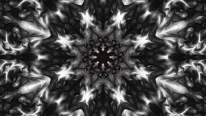 Preview wallpaper fractal, kaleidoscope, abstraction, glow, shapes