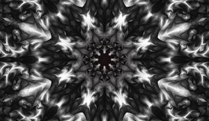 Preview wallpaper fractal, kaleidoscope, abstraction, glow, shapes