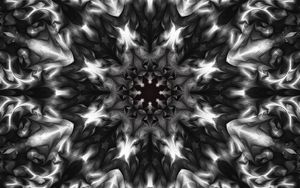 Preview wallpaper fractal, kaleidoscope, abstraction, glow, shapes