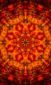 Preview wallpaper fractal, kaleidoscope, abstraction, shapes, bright, pattern