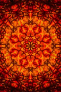 Preview wallpaper fractal, kaleidoscope, abstraction, shapes, bright, pattern