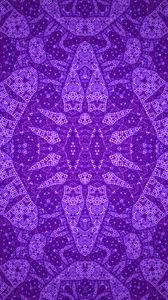 Preview wallpaper fractal, kaleidoscope, abstraction, shapes, purple