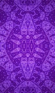 Preview wallpaper fractal, kaleidoscope, abstraction, shapes, purple