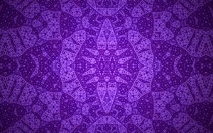 Preview wallpaper fractal, kaleidoscope, abstraction, shapes, purple