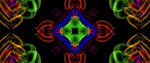 Preview wallpaper fractal, kaleidoscope, abstraction, shapes, transparent