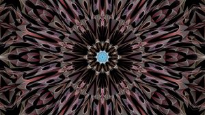 Preview wallpaper fractal, kaleidoscope, abstraction, shapes, circles