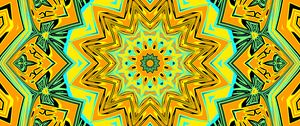 Preview wallpaper fractal, kaleidoscope, abstraction, shapes, background, bright