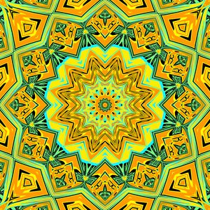 Preview wallpaper fractal, kaleidoscope, abstraction, shapes, background, bright