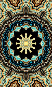 Preview wallpaper fractal, kaleidoscope, background, abstraction, shapes