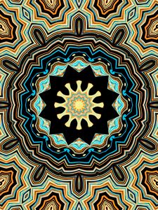 Preview wallpaper fractal, kaleidoscope, background, abstraction, shapes