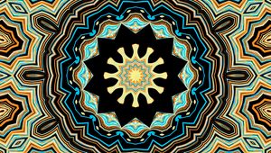 Preview wallpaper fractal, kaleidoscope, background, abstraction, shapes