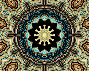 Preview wallpaper fractal, kaleidoscope, background, abstraction, shapes