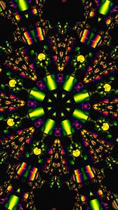Preview wallpaper fractal, kaleidoscope, colorful