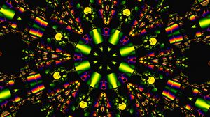 Preview wallpaper fractal, kaleidoscope, colorful