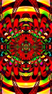 Preview wallpaper fractal, kaleidoscope, pattern, bright, colorful, abstraction