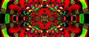 Preview wallpaper fractal, kaleidoscope, pattern, bright, colorful, abstraction