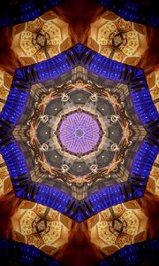 Preview wallpaper fractal, kaleidoscope, pattern, geometry