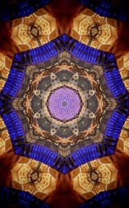 Preview wallpaper fractal, kaleidoscope, pattern, geometry