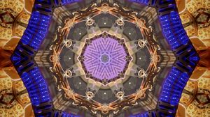 Preview wallpaper fractal, kaleidoscope, pattern, geometry