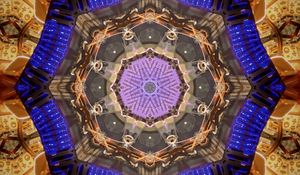 Preview wallpaper fractal, kaleidoscope, pattern, geometry