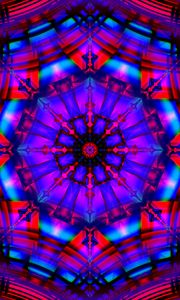 Preview wallpaper fractal, kaleidoscope, pattern, abstraction, colorful