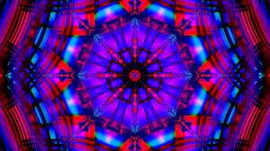 Preview wallpaper fractal, kaleidoscope, pattern, abstraction, colorful