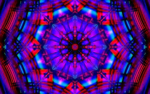 Preview wallpaper fractal, kaleidoscope, pattern, abstraction, colorful