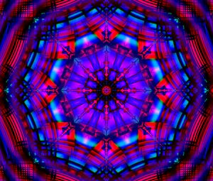 Preview wallpaper fractal, kaleidoscope, pattern, abstraction, colorful
