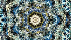 Preview wallpaper fractal, kaleidoscope, pattern, abstraction, motley