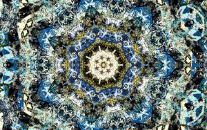 Preview wallpaper fractal, kaleidoscope, pattern, abstraction, motley