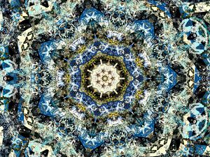 Preview wallpaper fractal, kaleidoscope, pattern, abstraction, motley