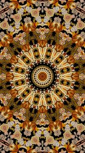 Preview wallpaper fractal, kaleidoscope, shapes, circles, abstraction