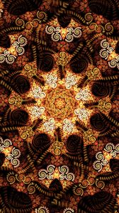 Preview wallpaper fractal, kaleidoscope, spirals, abstraction