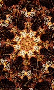 Preview wallpaper fractal, kaleidoscope, spirals, abstraction