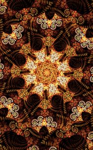 Preview wallpaper fractal, kaleidoscope, spirals, abstraction