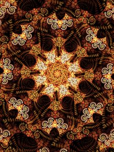 Preview wallpaper fractal, kaleidoscope, spirals, abstraction