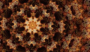 Preview wallpaper fractal, kaleidoscope, spirals, abstraction