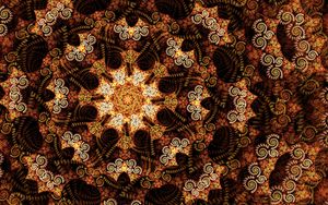 Preview wallpaper fractal, kaleidoscope, spirals, abstraction