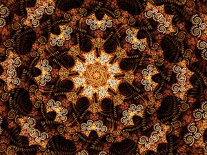 Preview wallpaper fractal, kaleidoscope, spirals, abstraction