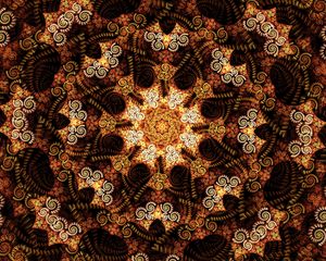 Preview wallpaper fractal, kaleidoscope, spirals, abstraction