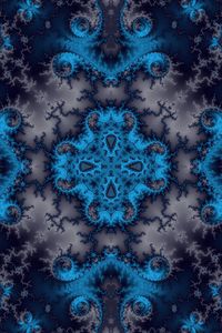 Preview wallpaper fractal, kaleidoscope, symmetry, abstraction, digital