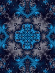 Preview wallpaper fractal, kaleidoscope, symmetry, abstraction, digital