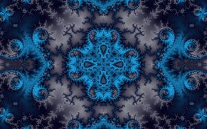 Preview wallpaper fractal, kaleidoscope, symmetry, abstraction, digital