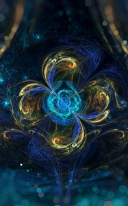 Preview wallpaper fractal, light, curves, pattern, abstraction