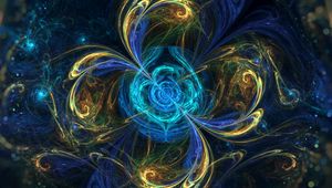 Preview wallpaper fractal, light, curves, pattern, abstraction