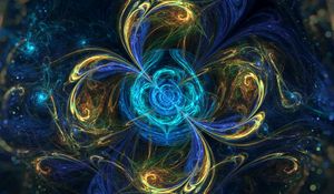 Preview wallpaper fractal, light, curves, pattern, abstraction