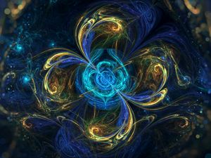 Preview wallpaper fractal, light, curves, pattern, abstraction