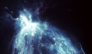 Preview wallpaper fractal, light, glare, abstraction