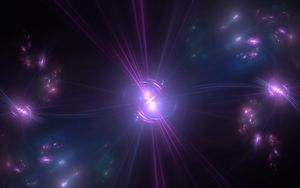 Preview wallpaper fractal, light, rays, bright, abstraction