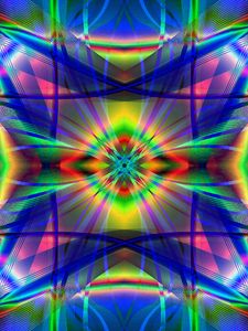 Preview wallpaper fractal, lines, abstraction, colorful